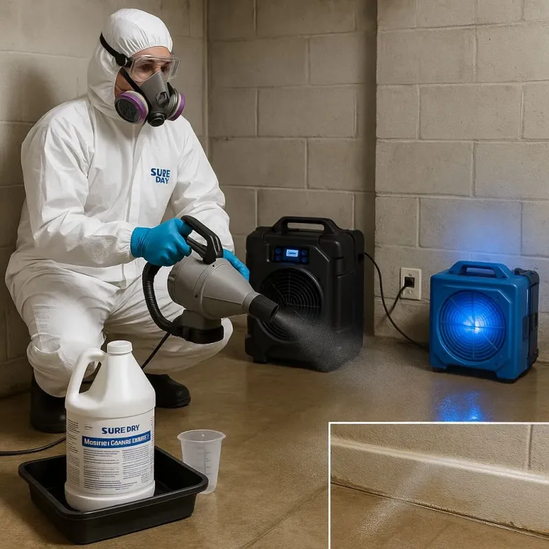 Sanitization and Odor Removal process in Monument, CO
